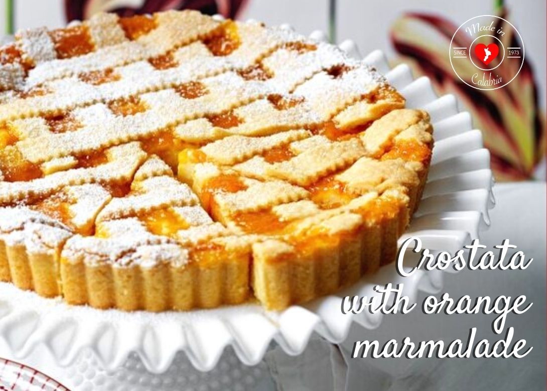 Crostata with orange marmalade