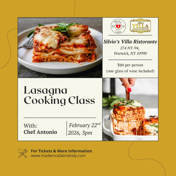 Lasagna Cooking Class - 22 Feb 2026