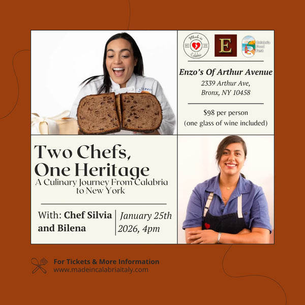 Two Chefs, One Heritage - A Culinary Journey from Calabria to New York  - 25 Jan 2026