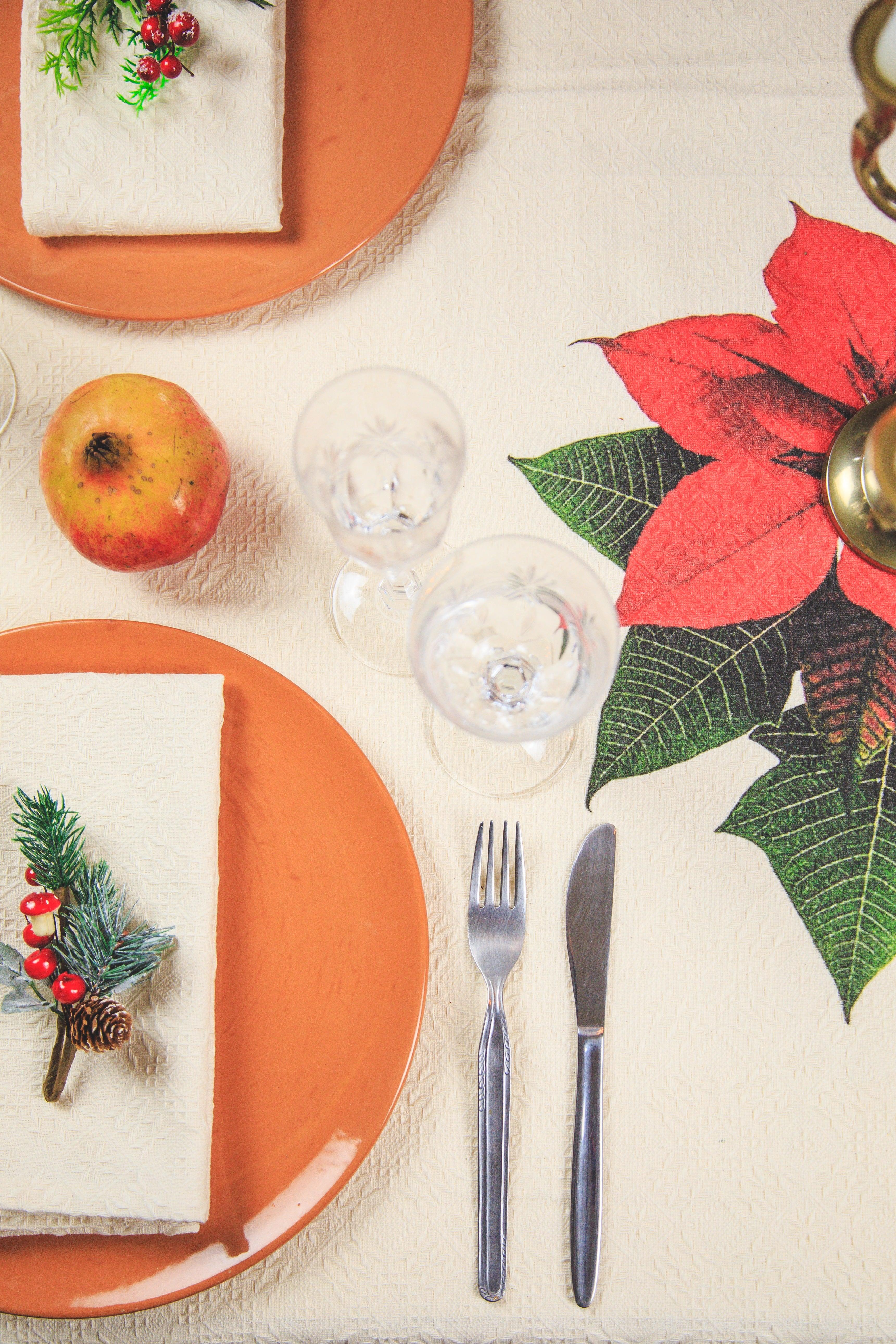 Holiday Table Cloth with Napkins - madeincalabria